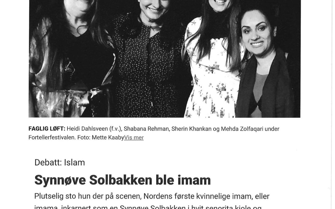 Synnøve Solbakken ble imam – Dagbladet 2017