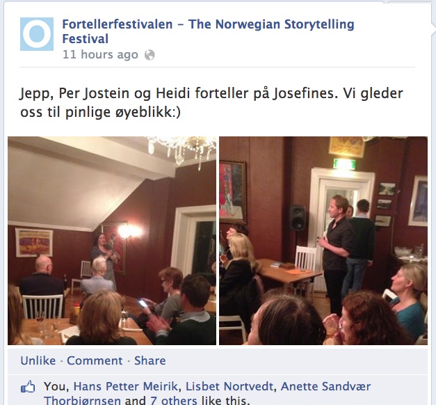 Fortellerkvelder på Josefines vertshus